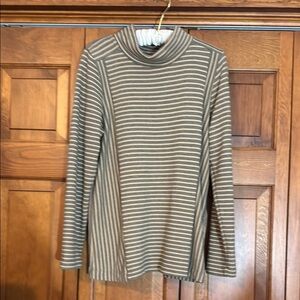 J. Jill Striped Long Sleeve Top